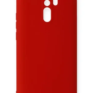 Newface Xiaomi Redmi 9 Kılıf Nano İçi Kadife Silikon - Kırmızı