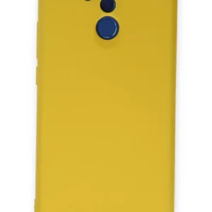 Newface Huawei Mate 20 Lite Kılıf Nano İçi Kadife Silikon - Sarı