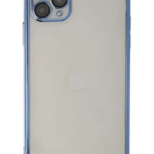 Newface İphone 11 Pro Kılıf Razer Lensli Silikon - Açık Mavi