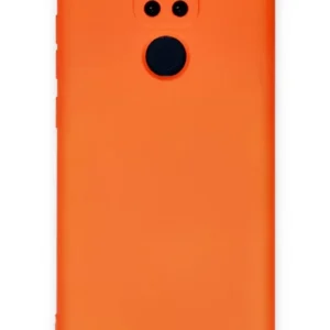 Newface Xiaomi Redmi Note 9 Kılıf Nano İçi Kadife Silikon - Turuncu