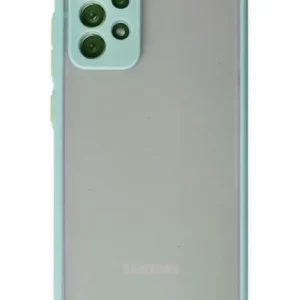 Newface Samsung Galaxy A72 Kılıf Montreal Silikon Kapak - Turkuaz