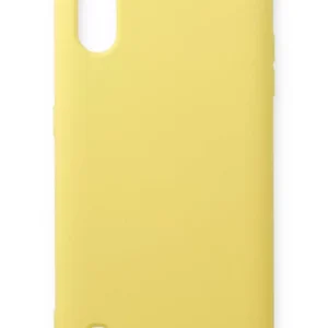 Newface Samsung Galaxy A01 Kılıf Nano İçi Kadife Silikon - Sarı