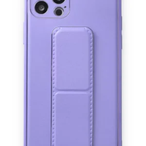 Newface İphone 12 Pro Kılıf Coco Deri Standlı Kapak - Koyu Lila