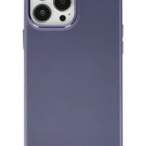 Newface İphone 13 Pro Kılıf Asya Deri Silikon - Mor