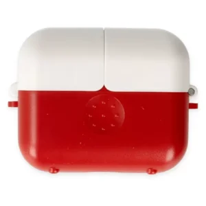 Newface Airpods 3 (3.nesil) Basmalı Kılıf - Kırmızı-beyaz