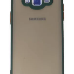Newface Samsung Galaxy J7 Kılıf Montreal Silikon Kapak - Yeşil
