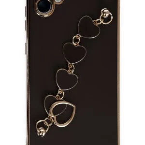 Newface Samsung Galaxy A04 Kılıf Esila Silikon - Siyah