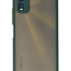 Newface Vivo Y11s Kılıf Montreal Silikon Kapak - Yeşil