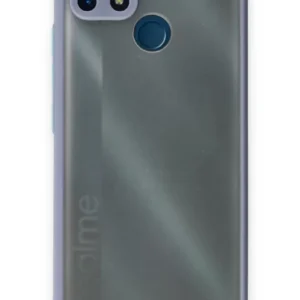 Newface Realme C25 Kılıf Montreal Silikon Kapak - Gri