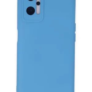 Newface Realme 9i 4g Kılıf Nano İçi Kadife Silikon - Mavi