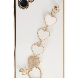 Newface Samsung Galaxy A04e Kılıf Esila Silikon - Beyaz