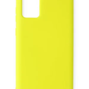 Newface Samsung Galaxy Note 20 Kılıf Nano İçi Kadife Silikon - Sarı