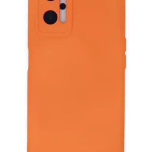 Newface Realme 9i 4g Kılıf Nano İçi Kadife Silikon - Turuncu