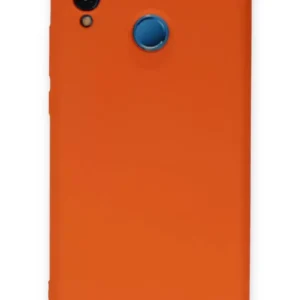 Newface Huawei P20 Lite Kılıf Nano İçi Kadife Silikon - Turuncu