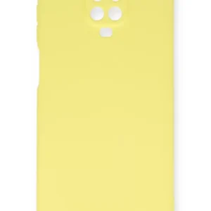 Newface Xiaomi Redmi Note 9 Pro Kılıf Nano İçi Kadife Silikon - Sarı