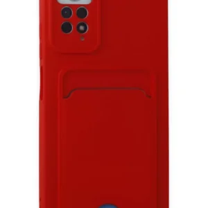 Newface Xiaomi Redmi Note 12 Pro 4g Kılıf Kelvin Kartvizitli Silikon - Kırmızı