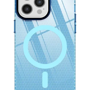 Newface İphone 12 Pro Max Kılıf Beta Magneticsafe Silikon - Mavi