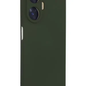 Newface Realme C55 Kılıf Nano İçi Kadife Silikon - Koyu Yeşil