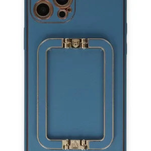 Newface İphone 12 Pro Kılıf Coco Elit Kapak - Mavi