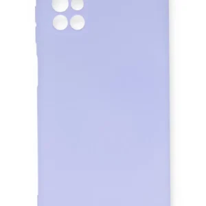 Newface Samsung Galaxy M51 Kılıf Nano İçi Kadife Silikon - Lila