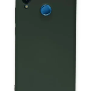 Newface Huawei P20 Lite Kılıf Nano İçi Kadife Silikon - Koyu Yeşil