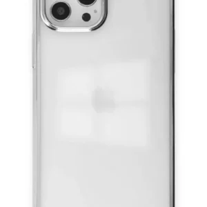 Newface İphone 12 Pro Max Kılıf Element Silikon - Gümüş
