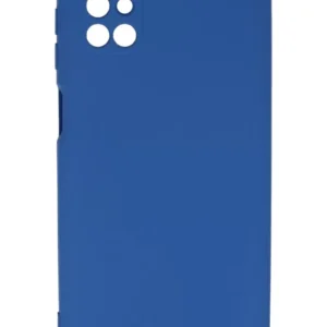 Newface Samsung Galaxy M51 Kılıf Nano İçi Kadife Silikon - Mavi