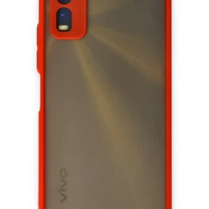 Newface Vivo Y11s Kılıf Montreal Silikon Kapak - Kırmızı