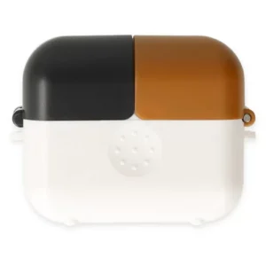 Newface Airpods 3 (3.nesil) Basmalı Kılıf - Beyaz-siyah-kahverengi