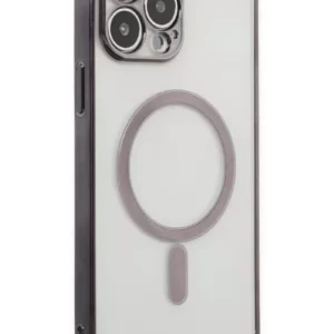 Newface İphone 14 Pro Kılıf Magneticsafe Lazer Silikon - Siyah