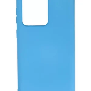 Newface Samsung Galaxy S20 Ultra Kılıf Nano İçi Kadife Silikon - Mavi