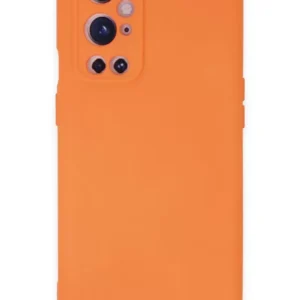 Newface One Plus 9 Pro Kılıf Nano İçi Kadife Silikon - Turuncu