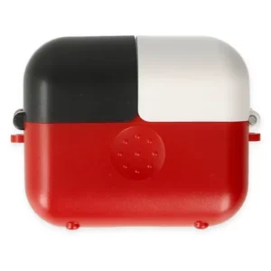 Newface Airpods 3 (3.nesil) Basmalı Kılıf - Kırmızı-siyah-beyaz