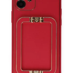 Newface İphone 12 Kılıf Coco Elit Kapak - Kırmızı
