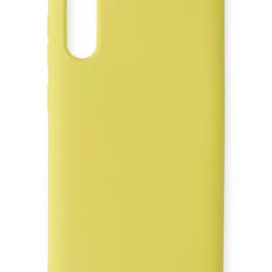 Newface Samsung Galaxy A70 Kılıf Nano İçi Kadife Silikon - Sarı