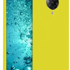 Newface Xiaomi Redmi K30 Pro Kılıf Nano İçi Kadife Silikon - Sarı