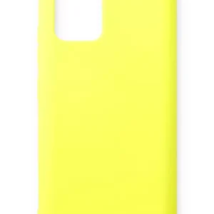 Newface Samsung Galaxy A91 / S10 Lite Kılıf Nano İçi Kadife Silikon - Sarı