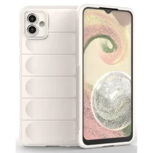 Newface Samsung Galaxy A04e Kılıf Optimum Silikon - Krem