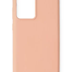 Newface Samsung Galaxy Note 20 Ultra Kılıf Nano İçi Kadife Silikon - Pudra