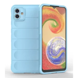 Newface Samsung Galaxy A04e Kılıf Optimum Silikon - Sky Blue