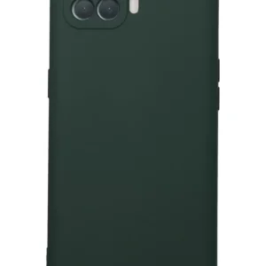 Newface Oppo Reno 4 Lite Kılıf Nano İçi Kadife Silikon - Koyu Yeşil