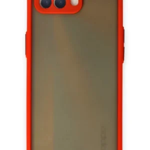 Newface Oppo Reno 4 Lite Kılıf Montreal Silikon Kapak - Kırmızı