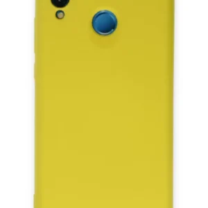 Newface Huawei P20 Lite Kılıf Nano İçi Kadife Silikon - Sarı