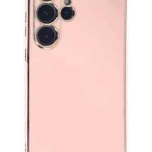 Newface Samsung Galaxy S23 Ultra Kılıf Volet Silikon - Pembe