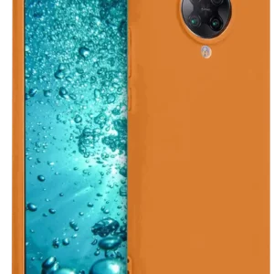Newface Xiaomi Redmi K30 Pro Kılıf Nano İçi Kadife Silikon - Turuncu