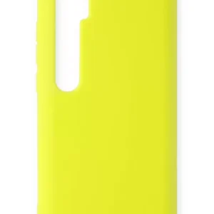 Newface Xiaomi Mi Note 10 Lite Kılıf Nano İçi Kadife Silikon - Sarı