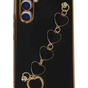 Newface Samsung Galaxy A54 5g Kılıf Esila Silikon - Siyah