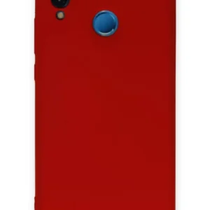 Newface Huawei P20 Lite Kılıf Nano İçi Kadife Silikon - Kırmızı