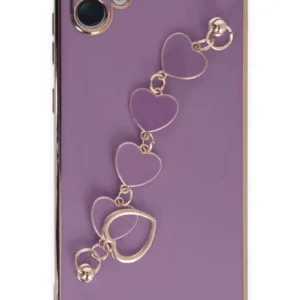 Newface Samsung Galaxy A04e Kılıf Esila Silikon - Mor