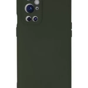 Newface One Plus 9 Pro Kılıf Nano İçi Kadife Silikon - Koyu Yeşil